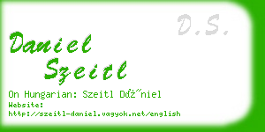 daniel szeitl business card
